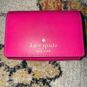 Kate Spade Fuchsia Card Holder